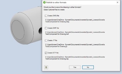 Publish to other formats for a part